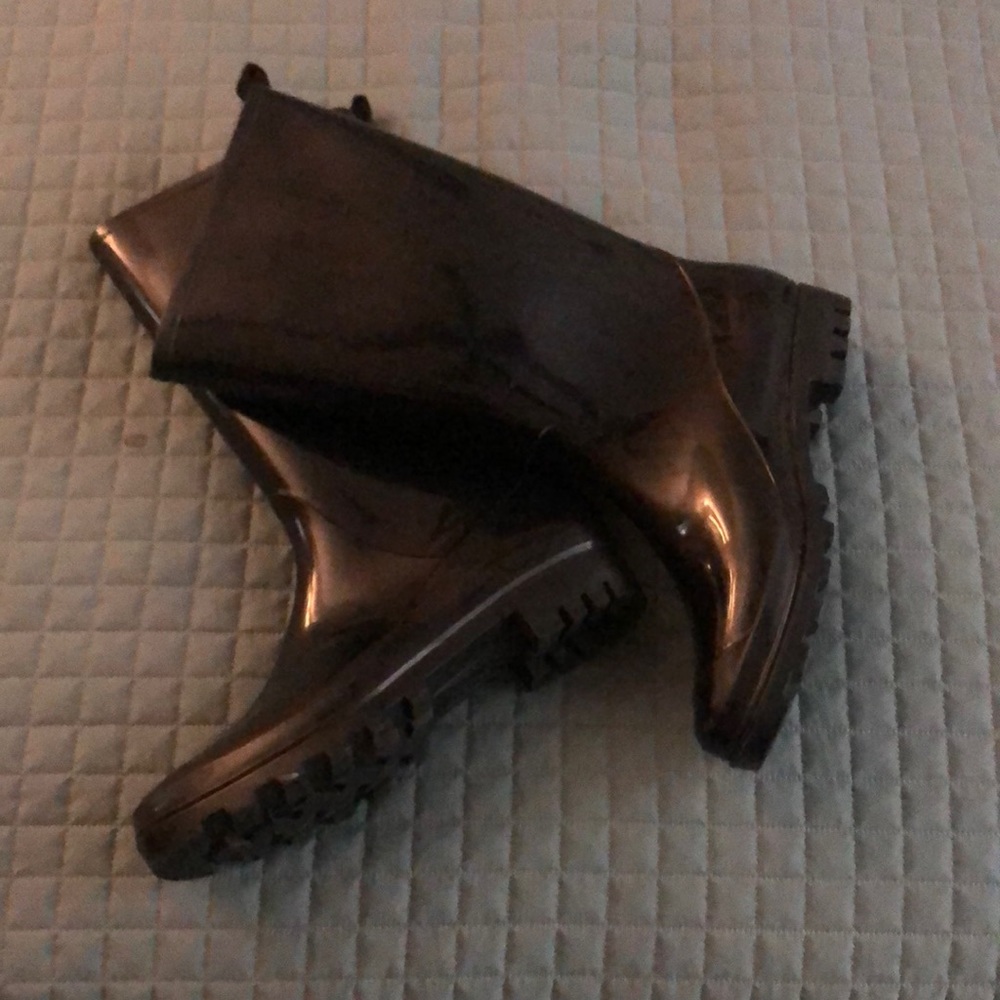 Super fun rain boots worn maybe once